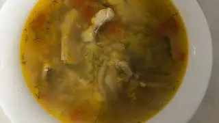 Рыбный суп из филе минтая.Диетический, без поджарок.