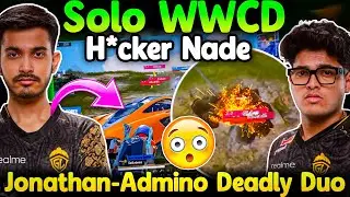 Admino Solo WWCD🥵 Shocked Everyone😱 Jonathan Admino Deadly Duo🔥 H*ker Nade