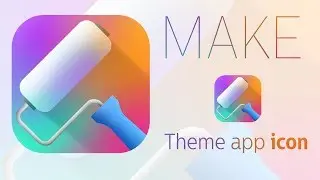 HOW TO DESIGN THEME APP ICON FOR ANDROID / IOS (ai & ps