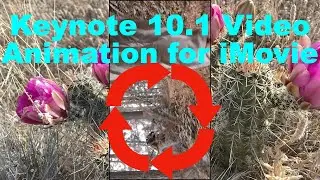 Spin video animation with Keynote 10.1 for iMovie