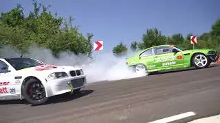 BMW E46 with N62b44 Turbo with 8hp70 transmission Drifting at Cornu Hill !