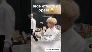 tae got side effects of listening opera😂😂😂 #shorts#bts#v#tae#opera
