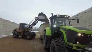 Zoomlion PL2304 в Курской области || Работа на кормораздаче, отзыв механизатора