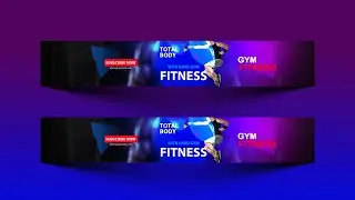How Make a Youtube Banner Art - Photoshop Cc Tutorial