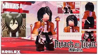 Roblox Mikasa Cosplay: Attack on Titan Cosplay