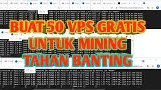 Mining DOGE, BTT, MBC, VRCS di vps gratisan || bisa di clone banyak