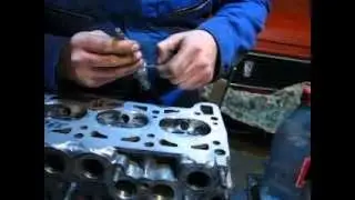 Как притереть клапана  своими руками без инструмента\How to grind in the valve?