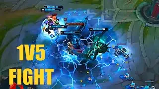 WHEN YOU DECIDE THE DESTINY OF THE TEAM |Fight 1v5|