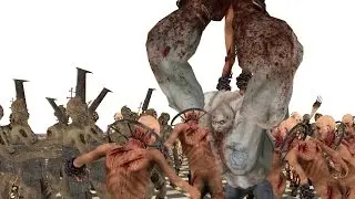 Amnesia vs L4D | Amnesia SNPCs vs Left 4 Dead Tank Bot | in Garry’s Mod
