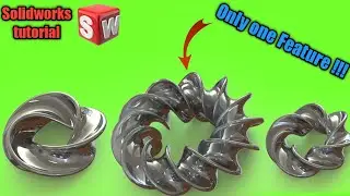 Solidworks tutorial - Advanced Sweep exercise!