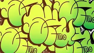 White THROW UP -  Blvd. Carranza GRAFFITI #daytime