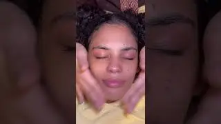 ASMR: Relaxing Thai Gold Facial with Face and Neck Massage #shorts