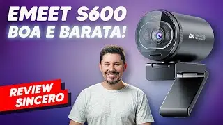 Emeet S600 - Webcam 4K boa e barata (Videoaulas e Lives) + Configuração OBS