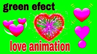 love effect green screen/heart effect green screen/free green screen/green screen chroma key