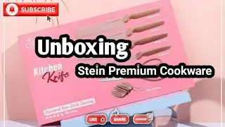 UNBOXING PISAU SUPER TAJAM | pisau stein premium cookware