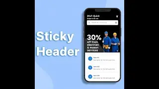 Flutter - Sticky Header Zomato, Swiggy, Blinkit 