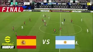 PES 2021 - Spain vs Argentina - World Cup 2026 Final | Gameplay Simulation