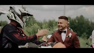 Natalia i Patryk (brama i motoeskorta)