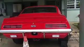 1969 RS SS  Camaro Kaneohe start up