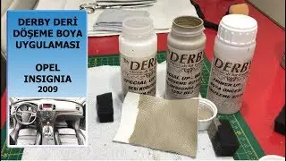 İnsignia 2009 DERBY DERİ DİREKSİYON VE DÖŞEME BOYASI UYGULAMASI