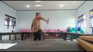 Teknik putar belakang tongkat majored👏