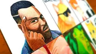 Drawing Memes on the Internet: Which One Do You Remember the Most?