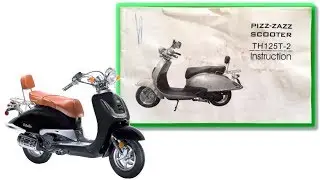 Reading the GY6 Chinese scooter manual 125 and 150cc