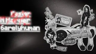 Faster n Harder – 6arelyhuman | •1 hour/1 час• lyrics | @6arelyhuman | #1час #lyrics
