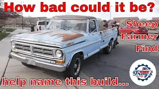 Patina Blue 1972 Ford F100 EP-1 Getting it home and cleaning it out - HOW BAD COULD IT BE?