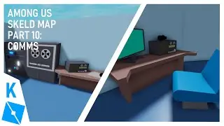 Recreating the SKELD MAP from Among Us in Roblox Studio | Part10 Communications