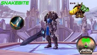 Shadowlands Arena 2vs2 Arms Warrior / Heal Paladin Rated 1.6kCR +/- WoW Night Fae Covenant
