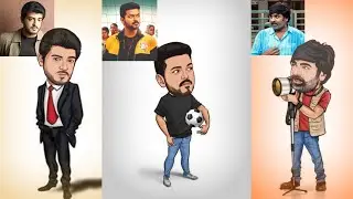 Picsart Photo Editing | Cartoon Portrait | Caricature | Miniature Photo Editing | Trending Edit