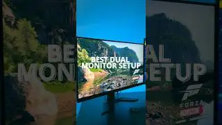 Best dual monitor setup Gigabyte M32U and M28U #144hzmonitor #4kgaming