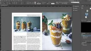 Design a Spread for Food Magazine (Indesign)
