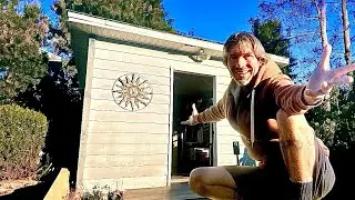 I Turned This Gardening Shed into a Fishing Man Cave! Start to Finish Restoration.