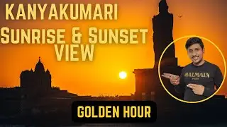 Sunrise and Sunset view in Kanyakumari