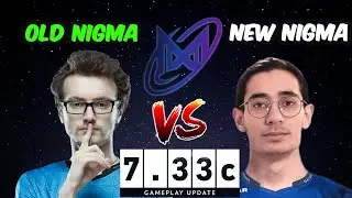 Miracle vs Mikey - Old Nigma vs New Nigma Dota 2 pro Gameplay newpatch 7.33c