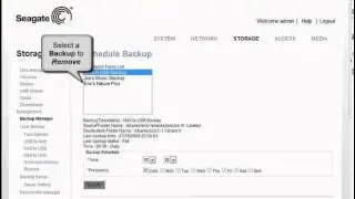 Black Armor NAS  Using the Backup Manager Feature of the Web UI_Delete a Back Up