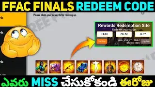 How To Solve Free Fire Redeem Code Problem In Telugu || FFAC Redeem Code In Telugu - Website Problem