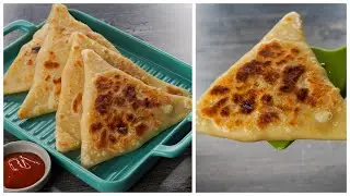 Aloo Triangle Paratha | Potato Triangle Paratha | Aloo Paratha | T'stove
