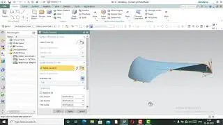 NX UG studio surface with line arc plane offset comand