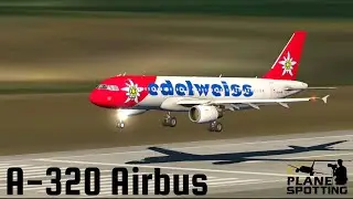 A320 Airbus Edelweiss approach at LIPE - #Planespotting - Aerofly FS 2022