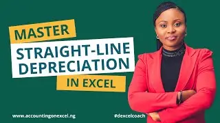 👉HOW TO DESIGN AN AUTOMATED STRAIGHT LINE DEPRECIATION EXCEL TEMPLATE