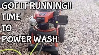 Troy-Bilt 2800 PSI Pressure Washer Not Running Right