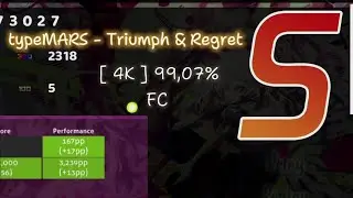 Osu! mania - Triumph & Regret  [ 4K ]