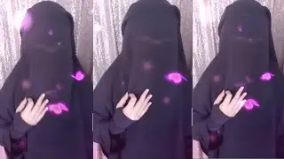 Bigo live full tutup ‼️ jilbab cadar hitam, cewek cantik viral 