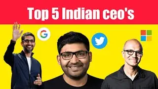 Top 5 Indian ceo's of foreign companies #shorts #facts | Top 5 Indian  ceo's | Google | Twitter