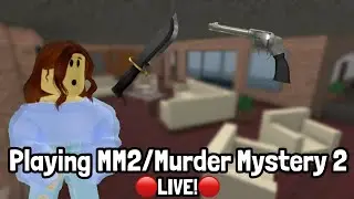 Playing MM2! |🔴Live🔴|  Roblox