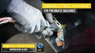 Starrett Reciprocating Blades | For Cutting Sheet Metal & Sections | Ideal for Cordless Machines