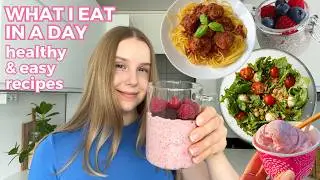 WHAT I EAT IN A DAY vlog: Healthy Spaghetti Meatballs, Chocolate Magic Shell Oats & Coldplay Concert